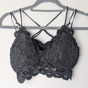 Black Lace Bralette Sz. M SAME DAY SHIPPING!